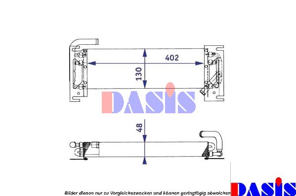 AKS DASIS Moottoriöljyn jäähdytin 446006N